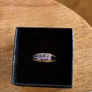 Elegant Purple Gemstone Ring